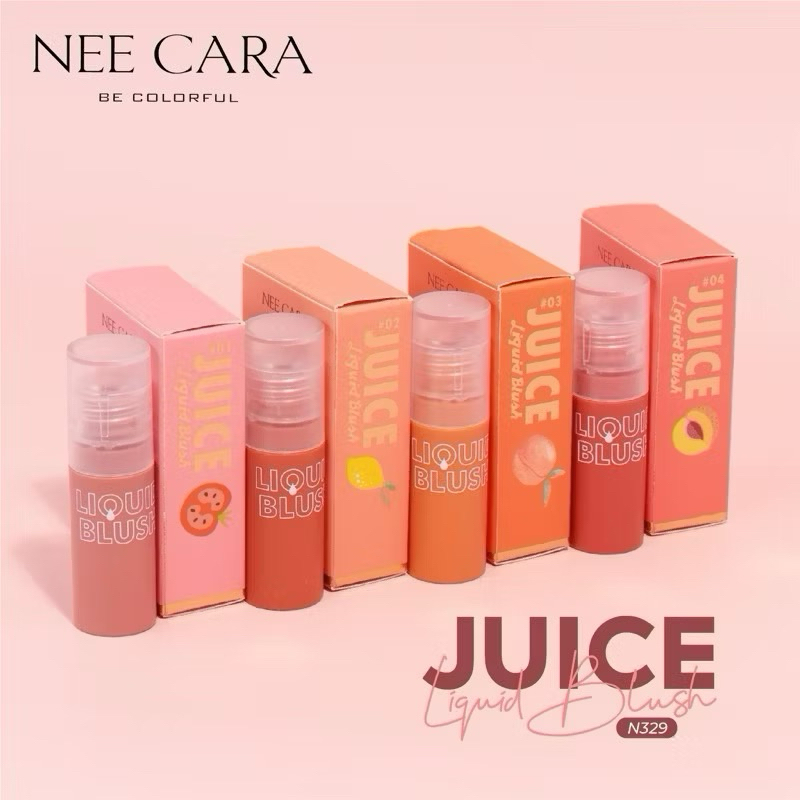 Neecara Juice Liquid Blush N329 奶油腮紅國產泰國製造 | 蝦皮購物