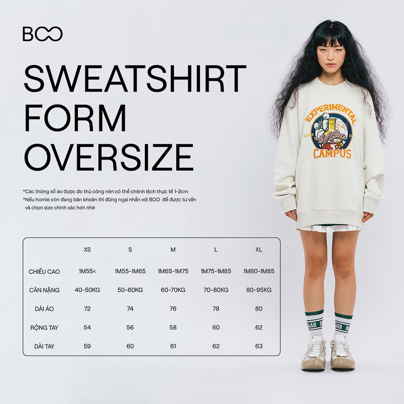 Boo Form Overfit 連帽運動衫,印有大徽標和獨特的肚皮口袋 | 蝦皮購物