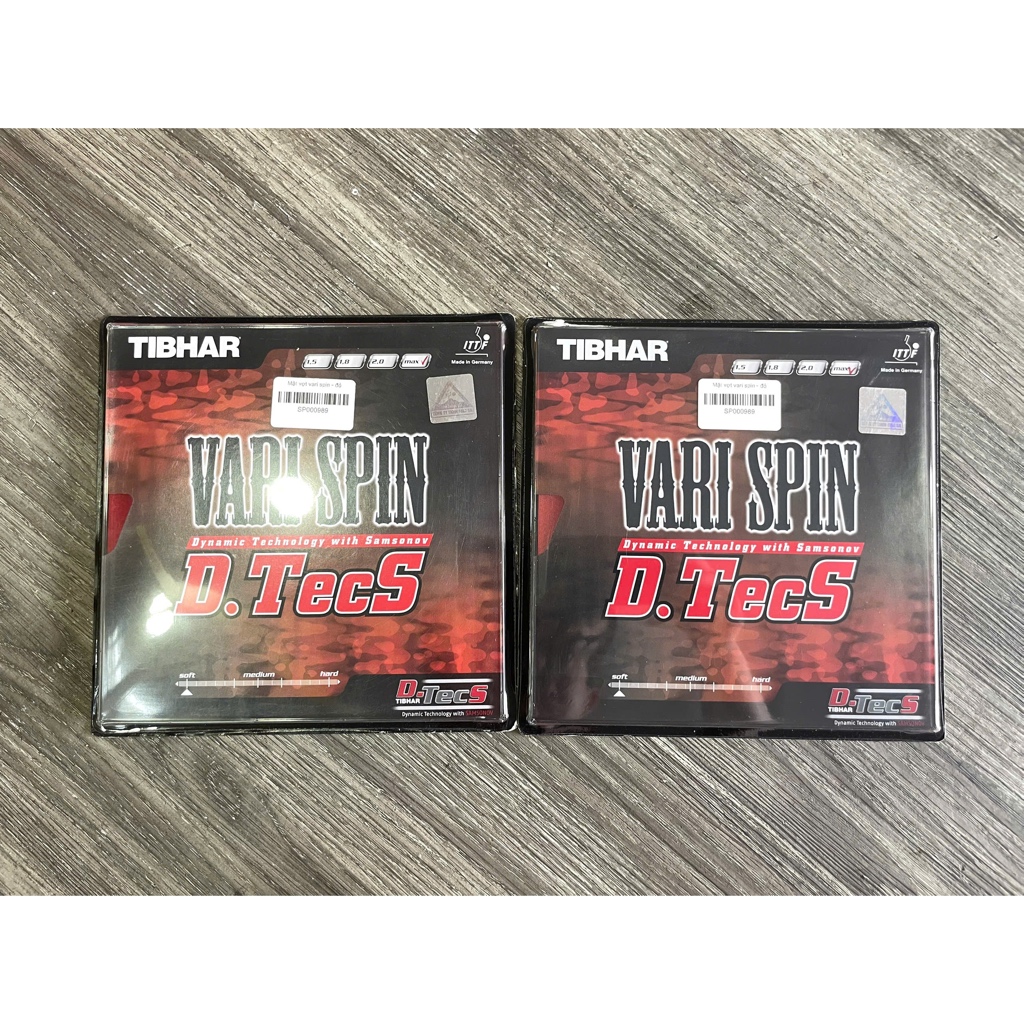 Tibhar Vari Spin D.TecS max 乒乓球橡膠 | 蝦皮購物