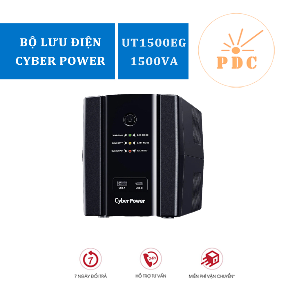 UPS Cyber Power UT1500EG 1500VA/900W - 兼容 NAS、PC - 正品 (PDC-T | 蝦皮購物