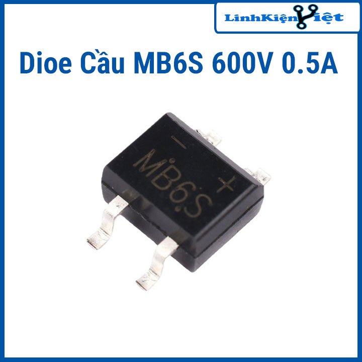 橋式二極管 MB6S 600V 0.5A SOP4 | 蝦皮購物