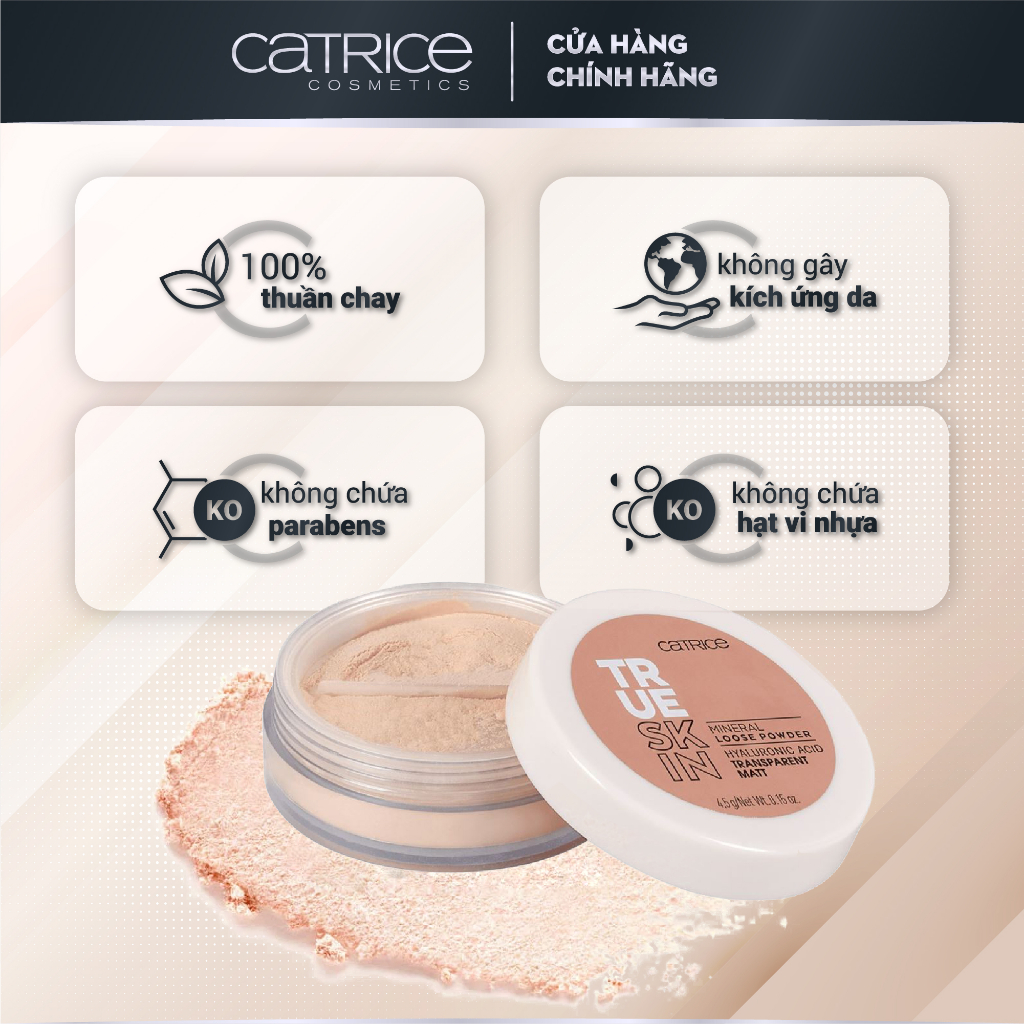 Catrice True Skin Mineral Loose Powder 控油吸收柔滑粉顆粒 4.5g | 蝦皮購物
